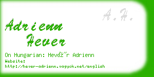 adrienn hever business card